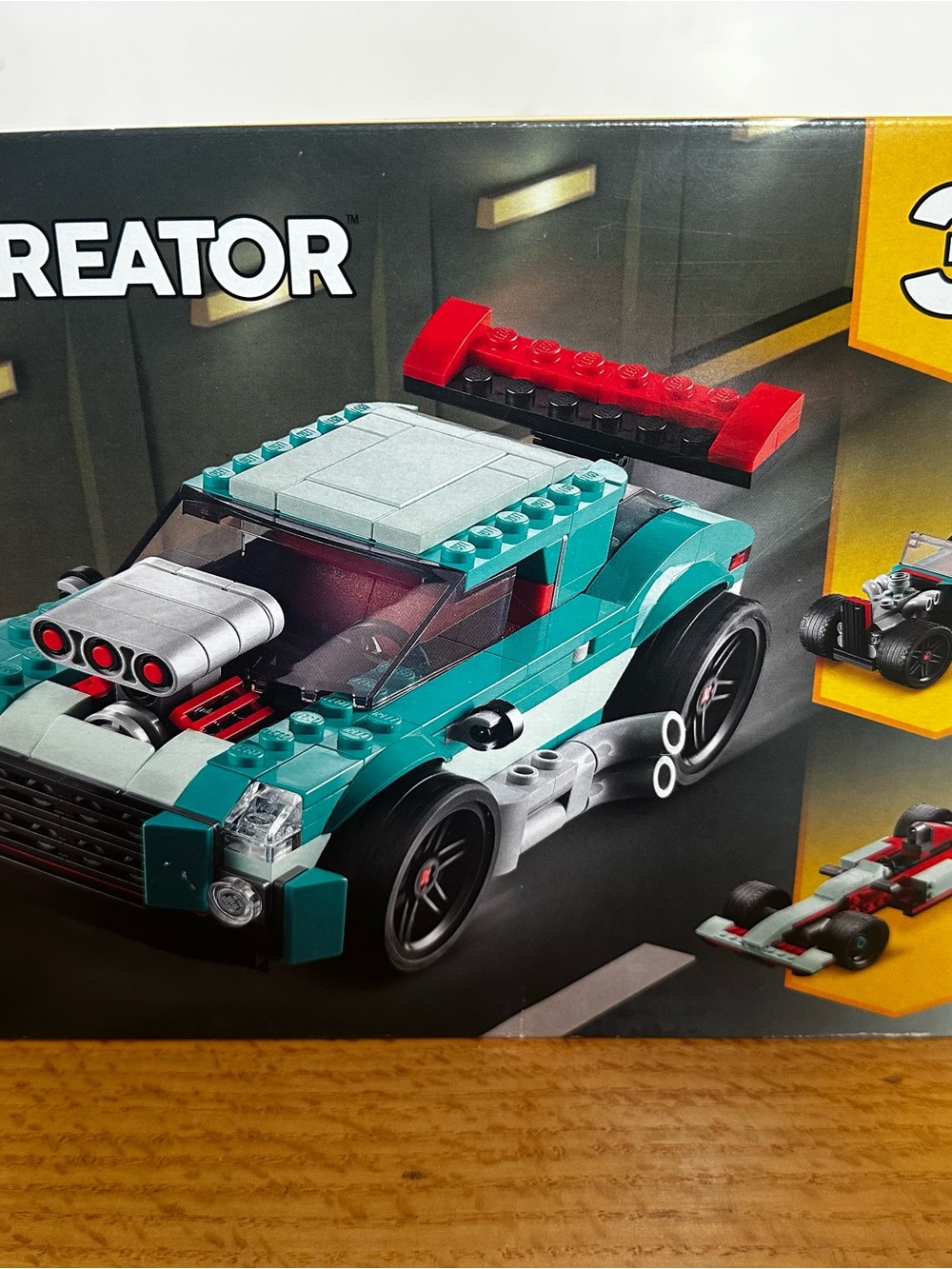 Lego Creator Racing Car Set - Teal, Red, Black